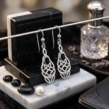 Celtic Knotwork Sterling Silver Earrings TE113 by TE113