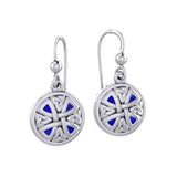 Celtic Trinity Knotwork Silver Cross Earrings TE1199 - Jewelry