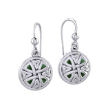 Celtic Trinity Knotwork Silver Cross Earrings TE1199 - Jewelry