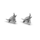 The Highland Cow Silver Post Earrings TER2175