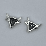 The Highland Cow Silver Post Earrings TER2175 - Jewelry