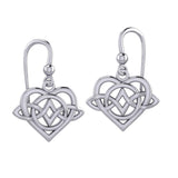 Celtic Symbol of everlasting love Eternal Love Sterling Silver Earrings – Timeless Symbol of Love and Devotion by Peter Stone Jewelry TER2189 - Jewelry