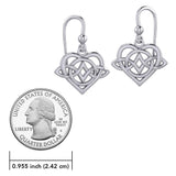 Celtic Symbol of everlasting love Eternal Love Sterling Silver Earrings – Timeless Symbol of Love and Devotion by Peter Stone Jewelry TER2189