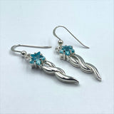 Designer Shooting Star Cubic Zirconia Earrings TER856 by TER856