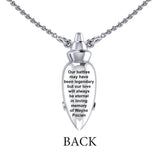 Sterling Silver Thor Hammer Vial Pendant Necklace Custom Engraved Keepsake by WPD-THOR