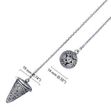 Celtic Knotwork Sterling Silver Pendulum Design TM004 by TM004