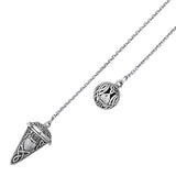 Celtic Trinity Claddagh Sterling Silver Pendulum TM005
