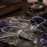 Five-Pointed Star Sterling Silver Pendulum TM006 by TM006