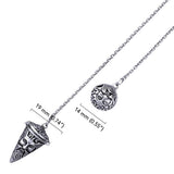 Green Man Sterling Silver Pendulum TM008 by TM008