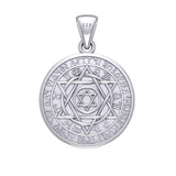 Seal of Solomon with Zodiac Symbol Silver Pendant TMD294-CUSTOM - Jewelry