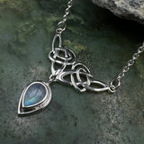 Celtic Knotwork Silver Necklace TN132