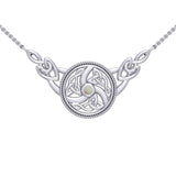 Celtic Knotwork Silver Necklace TN162