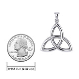Celtic Triquetra Knot Silver Pendant TP085 - Jewelry