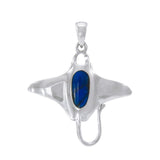 Manta Ray Sterling Silver Pendant TP1068