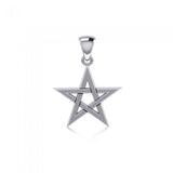 Colgante de plata de ley con pentagrama TP1440
