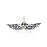 Egyptian Wings Sterling Silver Pendant TP1604