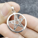 The Beautiful Reminder of a Five-Pointed Star Sterling Silver Pendant TP189