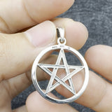 The Beautiful Reminder of a Five-Pointed Star Sterling Silver Pendant TP189