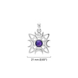 Blue Moon Sterling Silver Pendant TP3234