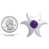 Blue Moon Sterling Silver Pendant TP3239