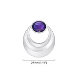 Blue Moon Sterling Silver Pendant TP3241