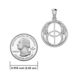Beyond the sacred and real ~ Sterling Silver Jewelry Chalice Well Pendant TP3272 - Jewelry