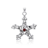 Silver Pentagram Pentacle Pendant TP3300
