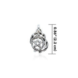 Five-Pointed Star Sterling Silver Pendant TP3381
