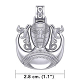 The Horned God Cernunnos Silver Pendant TP3440 - Jewelry