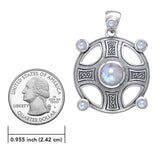 Celtic Knot Elemental Shield Pendant with Chain Set TSE854