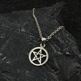Pentacle Sterling Silver Pendant TP355 by TP355