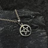 Pentacle Sterling Silver Pendant TP355 by TP355