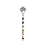 Sterling Silver and Gems Chakra Life Force Pendant TP3574