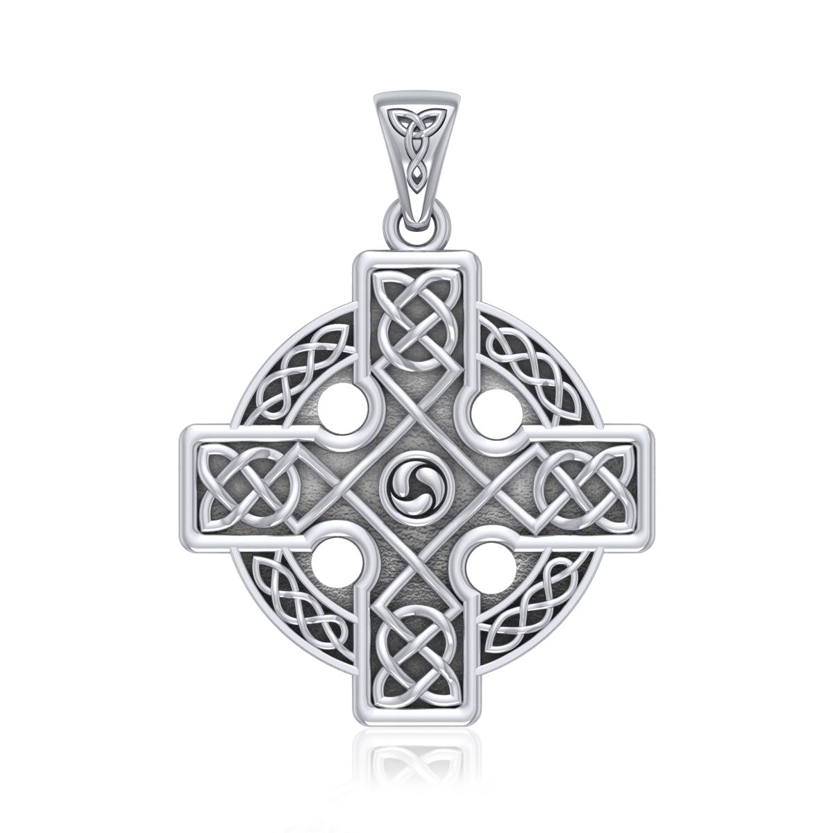 Celtic Cross Triskele Pendant TP477