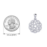 Celtic Knotwork Sterling Silver Pendant TP682