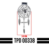Dreamcatcher Spider Web Sterling Silver Pendant by Ted Andrews TPD338