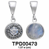 Classic Five-Pointed Star Sterling Silver Pendant TPD473 by TPD473