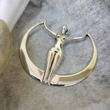Astra Star Goddess Sterling Silver Pendant by Oberon Zell TPD1039