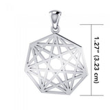 Protective Septacle Sterling Silver Pendant by Oberon Zell TPD1074