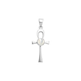 Colgante Ankh de plata de ley con gema TPD1718