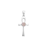 Colgante Ankh de plata de ley con gema TPD1718