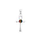 Colgante Ankh de plata de ley con gema TPD1718