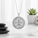 Colgante de plata de ley con el sigilo del arcángel Gabriel TPD2819