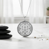 Colgante de plata de ley con el sigilo del arcángel Rafael TPD2820