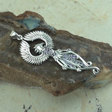 Regal Phoenix Sterling Silver Pendant TPD2914