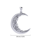 Moon Vines Sterling Silver Pendant TPD3347 by TPD3347