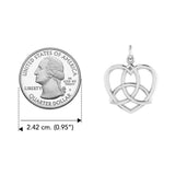 Trinity in Heart Silver Pendant TPD3423 - Jewelry