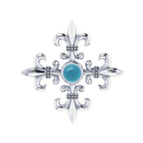 Exquisite symbolism in Croix La Me ~ Sterling Silver Jewelry Pendant TPD355