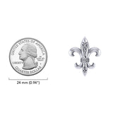 Celtic Knots Fleur De Lis Sterling Silver Pendant TPD381 by TPD381