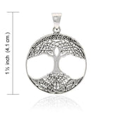 The Tree of Life in its Never-ending journey ~ Sterling Silver Pendant TPD3966 by TPD3966